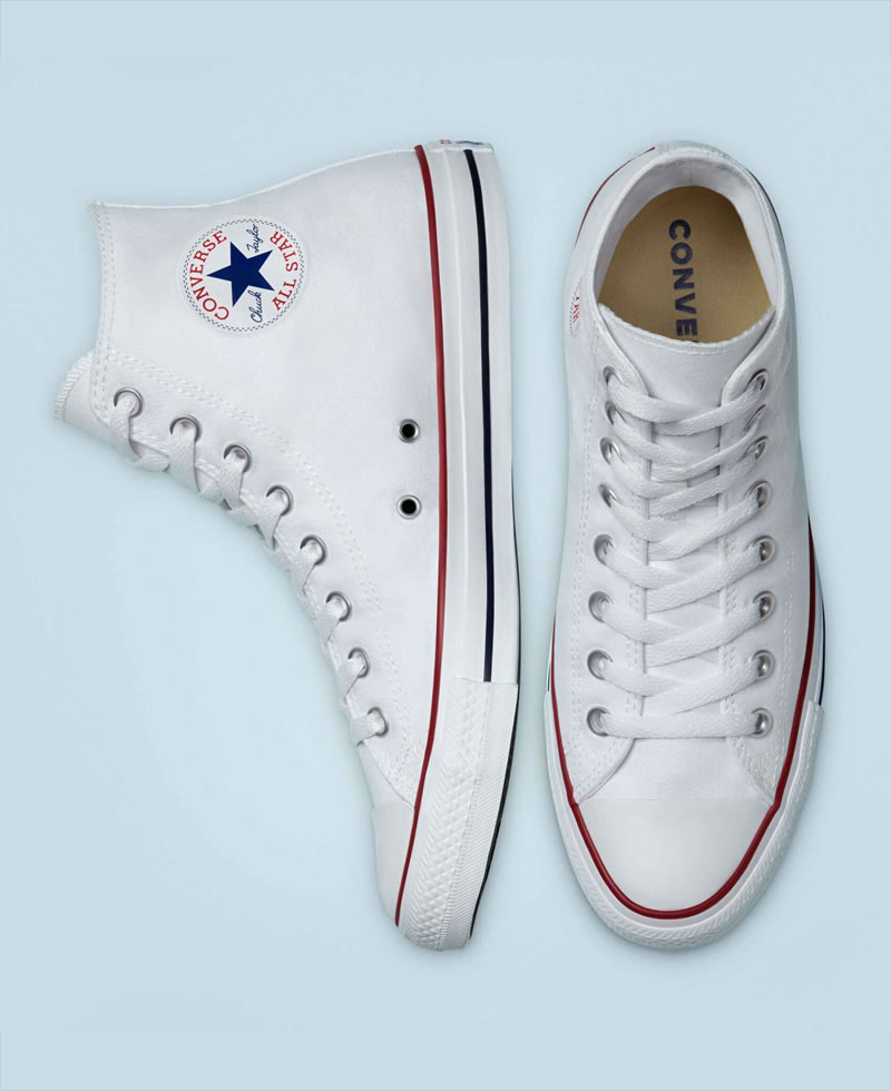 Converse All Star Unisex High Top Sneakers Shoes - White