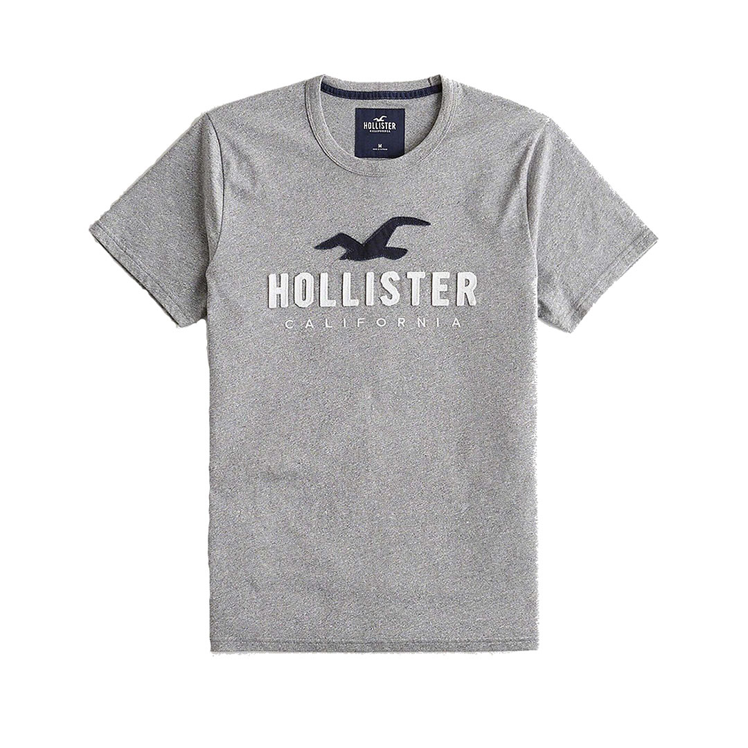 hollister grey t shirt Online shopping 
