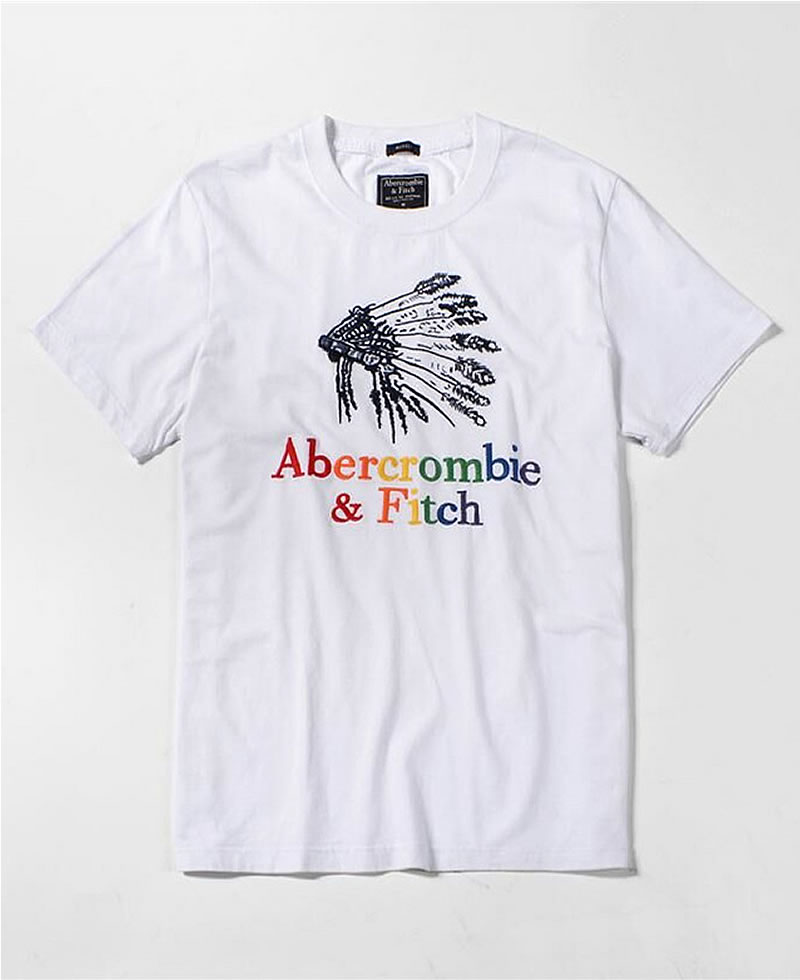 white abercrombie shirt