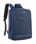 Meinaili Waterproof Multi-functional USB Charging Backpack - Blue