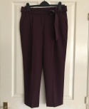 ATM O-Ring Peg Belted Pant Trousers