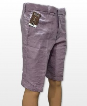 Conak Lilac Linen Blend Summer Shorts