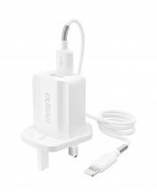 DUDAO 2.4A Dual USB Charger Set-A2UK - Lightning Cable