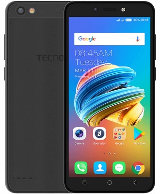 TECNO Pop 1 Pro (5.5”, 16GB + 1GB RAM, Midnight Black)