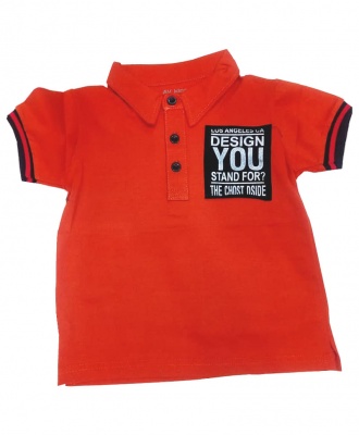 Boys' Short Sleeve Polo Shirt Age 3 - 12 Months