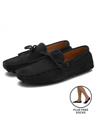High Quality Suede Leather Men Flats 