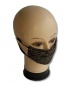 2-Pcs Multi Usage Anti-Dust Anti-Cold Cotton Protective Face Mask - Black Suede