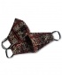 2-Pcs Double-Sided Protective Cotton Face Mask - Dark Brown