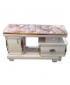 Modern TV Stand with Drawers - White