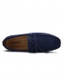 High Quality Suede Leather Men Flats Casual Loafers Moccasin Driving Shoes - Navy