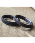 Men's Fashion Thick Leather Retro Bracelet - Black