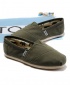 TOMS Mens Classic Canvas Casual Slip-On Shoes - Olive - Army Green
