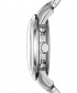 Fossil Mens Chronograph Grant Stainless Steel Bracelet Watch - Silver