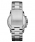 Fossil Mens Chronograph Grant Stainless Steel Bracelet Watch - Silver