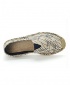 Espadrille Casual Canvas Flat Heel Shoe - Blue Stripes