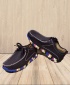 Clarks Men's Designer Leather Multicoloured Sole Wallabee Shoes - Dark Brown