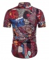 Men's Motif Cotton Short Sleeved Casual Shirt CS3