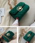 FJT Womens Quilted Velvet Retro Chain Bag Handbag - Green