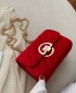 FJT Womens Quilted Velvet Retro Chain Bag Handbag