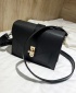 Women's New Wave Retro Fashion Shoulder Messenger Handbag - Black