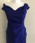 Debs Blue Wrap Pencil Dress