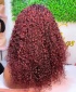 Super Double Drawn Piano Pixie Curls 14-Inch Human Hair Wig With 4 By 4 Closure 