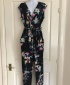 Wallis Floral Belted Jumpsuit