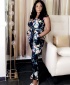 Wallis Floral Belted Jumpsuit