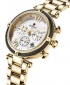 Reward VIP Women Three Eyes Quartz Bracelet Wrist Watch - Gold