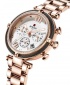 Reward VIP Women Three Eyes Quartz Bracelet Wrist Watch - Rose Gold