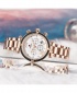 Reward VIP Women Three Eyes Quartz Bracelet Wrist Watch - Rose Gold