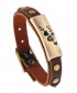 Love Men's Fashion Leather Bracelet - Brown
