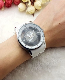 Silicon Band Sport Watch - White