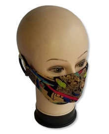 2 Pcs Multi Usage Anti-Dust Anti-Cold Cotton Protective Face Mask - Brown
