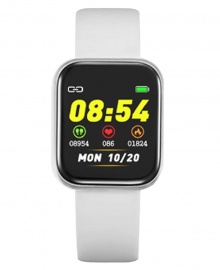 Health Monitoring Waterproof Multi-function Smartwatch IP67 - White