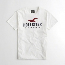 Hollister Cotton Short Sleeve T-Shirt - White