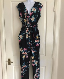 Wallis Floral Belted Jumpsuit