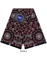 Rossberry Platinum Dark Brown Flora Ankara Fabric - 6 Yards