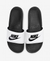 Nike Benassi JDi Slides - Black and White