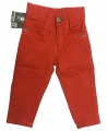 Baby Boys' Slim Straight Red Chinos Trousers Age 3 Months - 8 Years