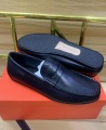 Clarks Men's Designer Leather Casual Penny Loafers Slip-On Moccasin Shoes - Black